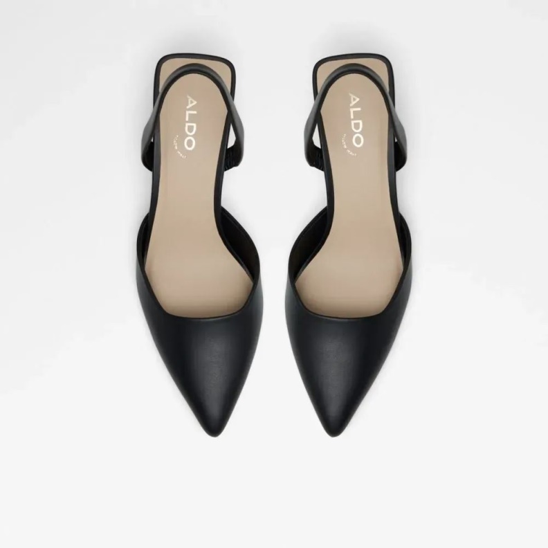 Fashion Black Aldo Basanti Women's Sling Back Novelty Heel