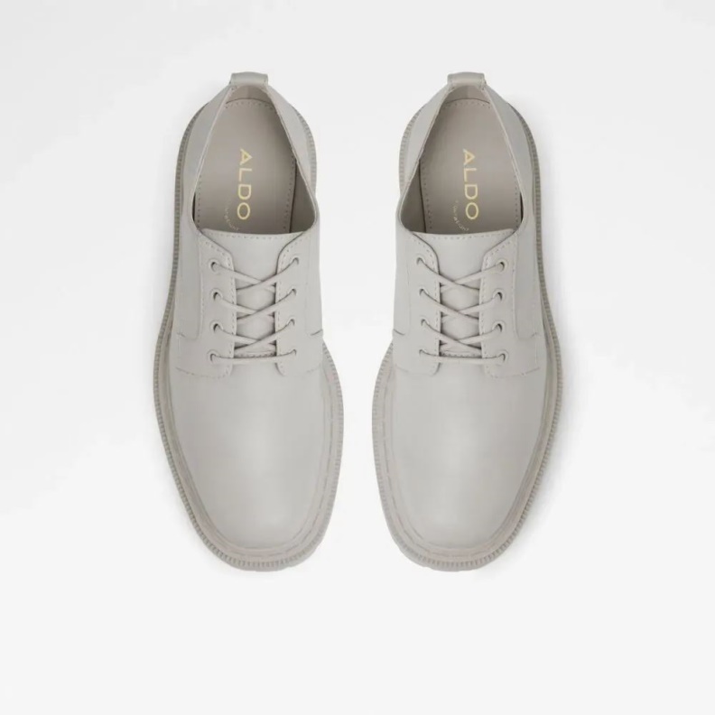 Aldo Fashion Bigmove Women's Lug Sole Oxford Shoe Light Grey