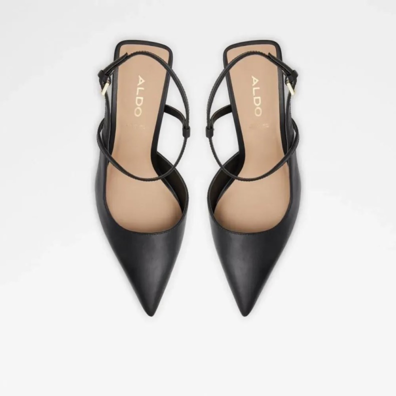 Fashion Black Aldo Brunette Women's Strappy Heeled Shoe