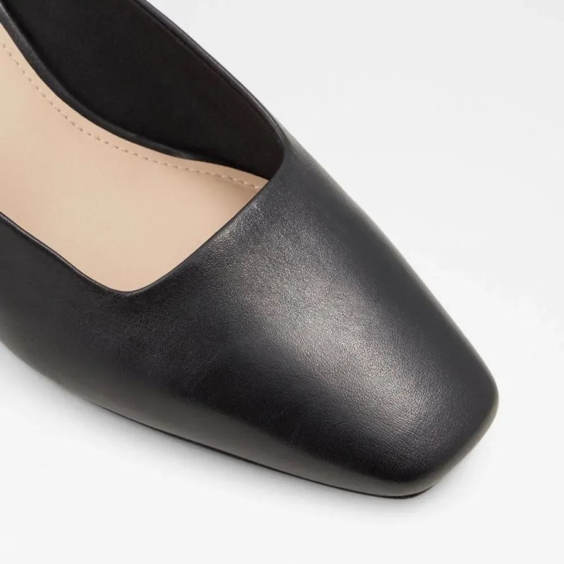 Fashion Black Brerwen Women's Square Toe Block Heel Mule Aldo