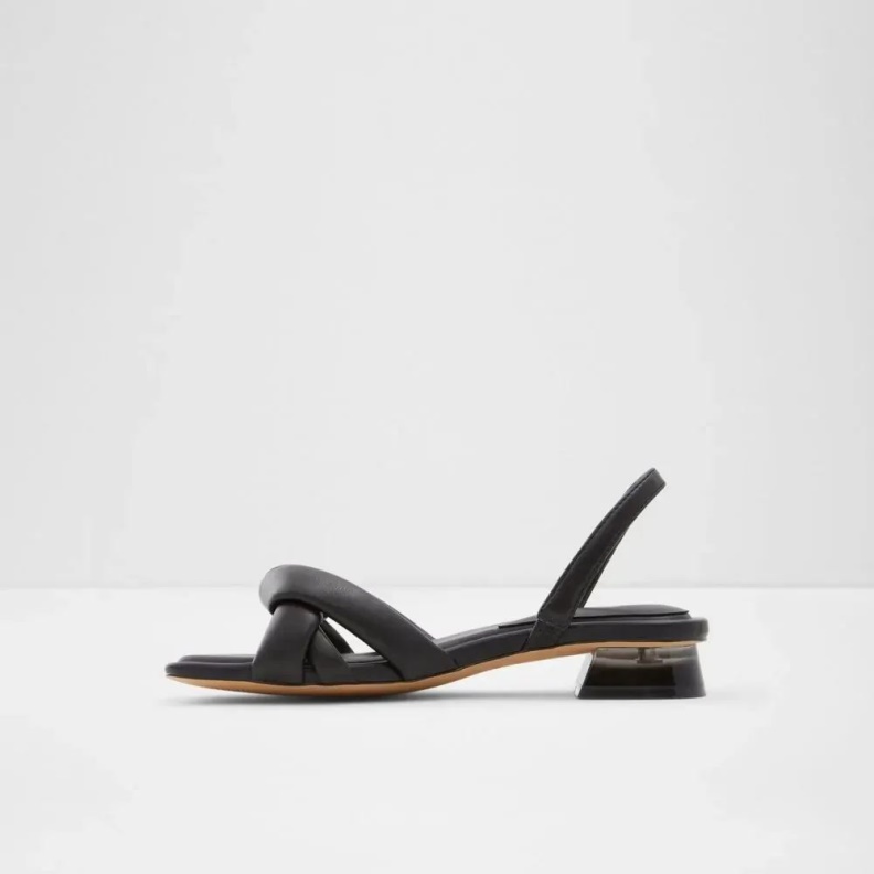 Aldo Black Fashion Buttercupp Women's Open Toe Sling Back Sandal
