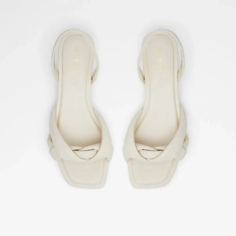 Other White Buttercupp Women's Open Toe Sling Back Sandal Fashion Aldo