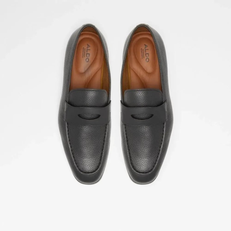 Black Byron Men's Slip-On Almond Toe Loafer Aldo Fashion