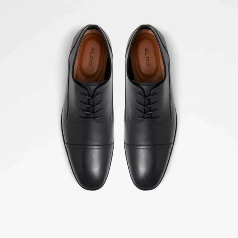 Fashion Black Aldo Cadigok Men's Lace Up Oxford Shoe