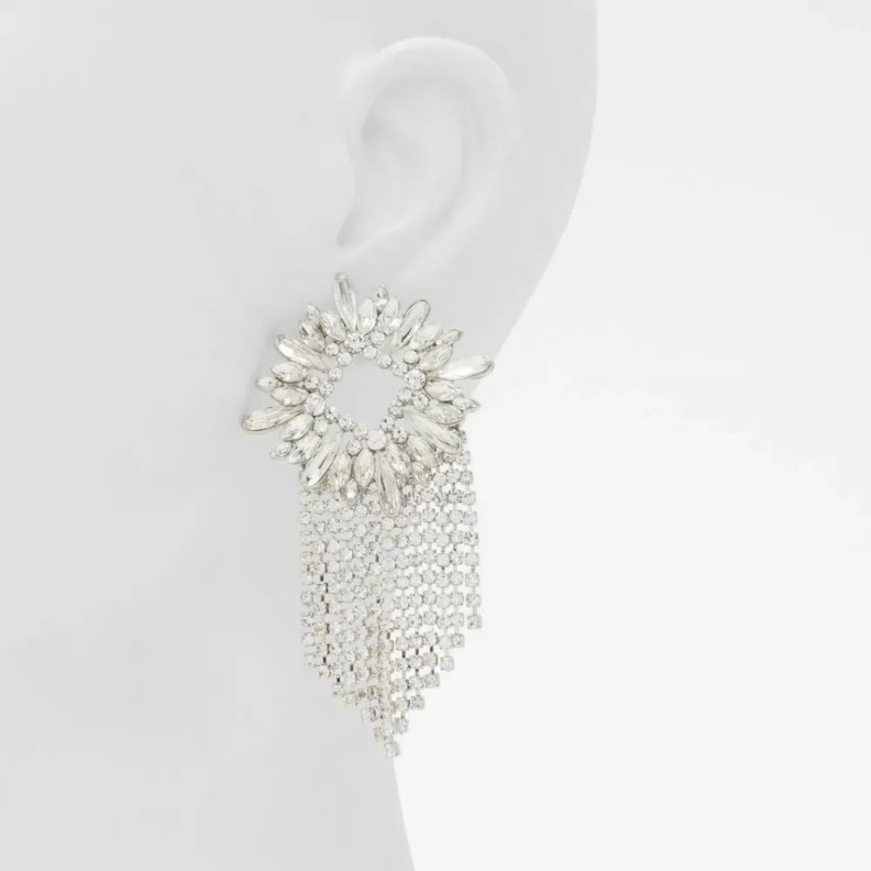 Silver/Clear Multi Fashion Aldo Cascada Women's Accessories Earring