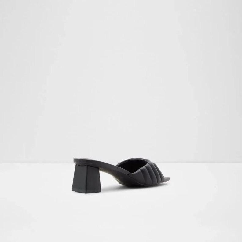 Black Celesta Women's Low Block Heel Sandal Fashion Aldo