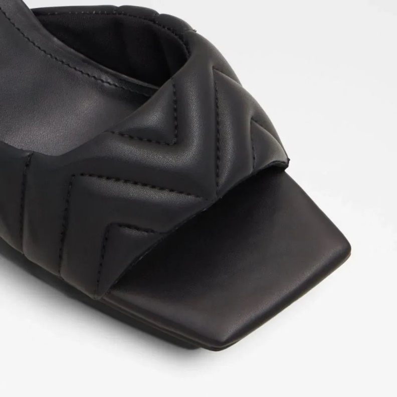 Black Celesta Women's Low Block Heel Sandal Fashion Aldo