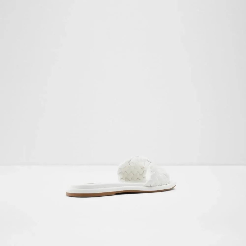 Chicago Women's Flat Slip-On Sandal Aldo Fashion White