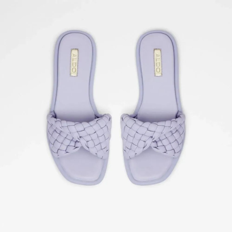 Chicago Women's Flat Slip-On Sandal Fashion Aldo Purple