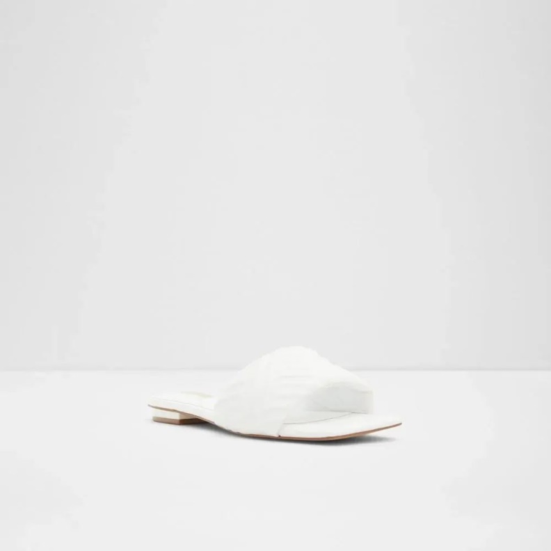 White Fashion Aldo Cleona Women's Flat Heeled Sandal