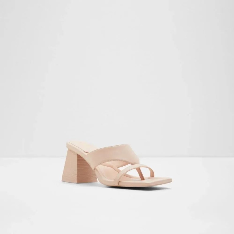Aldo Dark Pink Fashion Coasa Women's Mid Block Heel Sandal