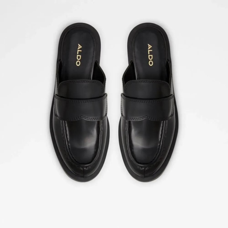 Fashion Black Aldo Confusum Women's Lug Sole Open Heel Mule