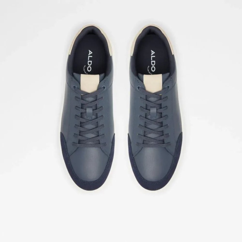 Fashion Navy Courtspec Men's Low Top Sneaker Aldo