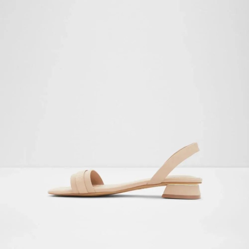 Aldo Crescenta Women's Two-Piece Flat Heel Sandal Bone Fashion
