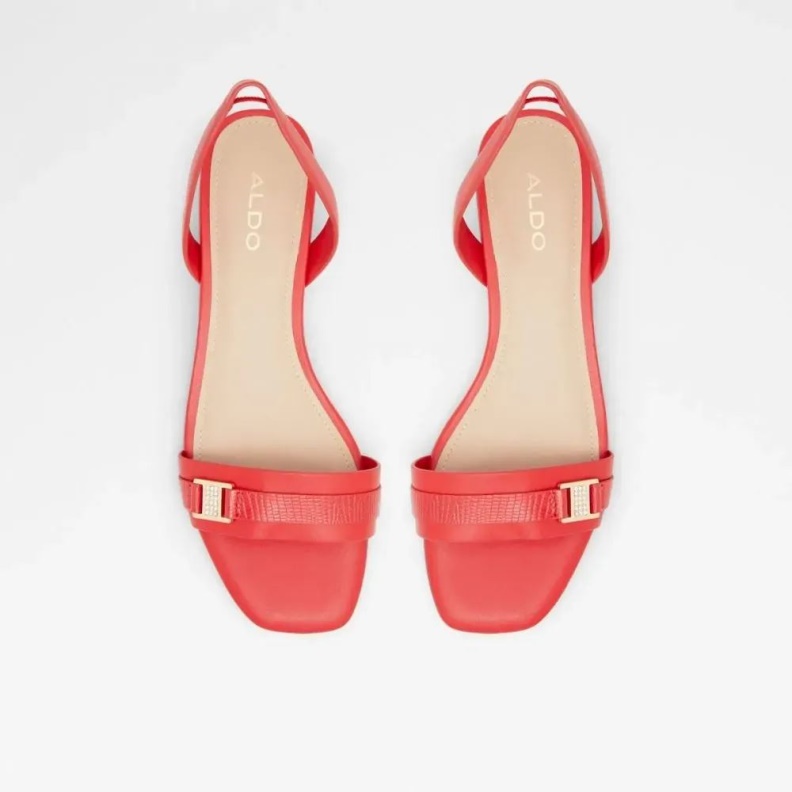 Fashion Red Aldo Crescenta Women's Slip-On Heel Sandal