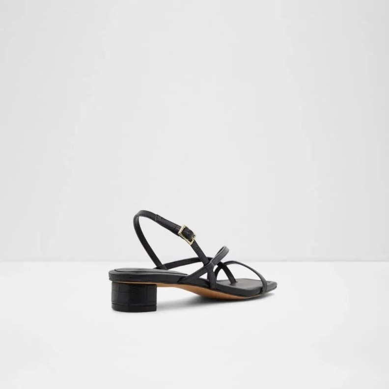 Aldo Black Fashion Darelle Women's Strappy Heeled Sandal