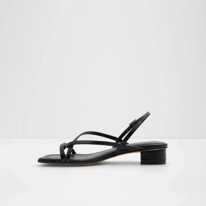 Aldo Black Fashion Darelle Women's Strappy Heeled Sandal