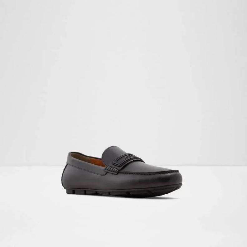 Aldo Black Fashion Darzu Slip-On Round Toe Loafer