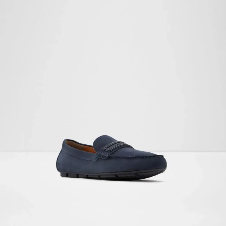 Aldo Darzu Slip-On Round Toe Loafer Navy Fashion