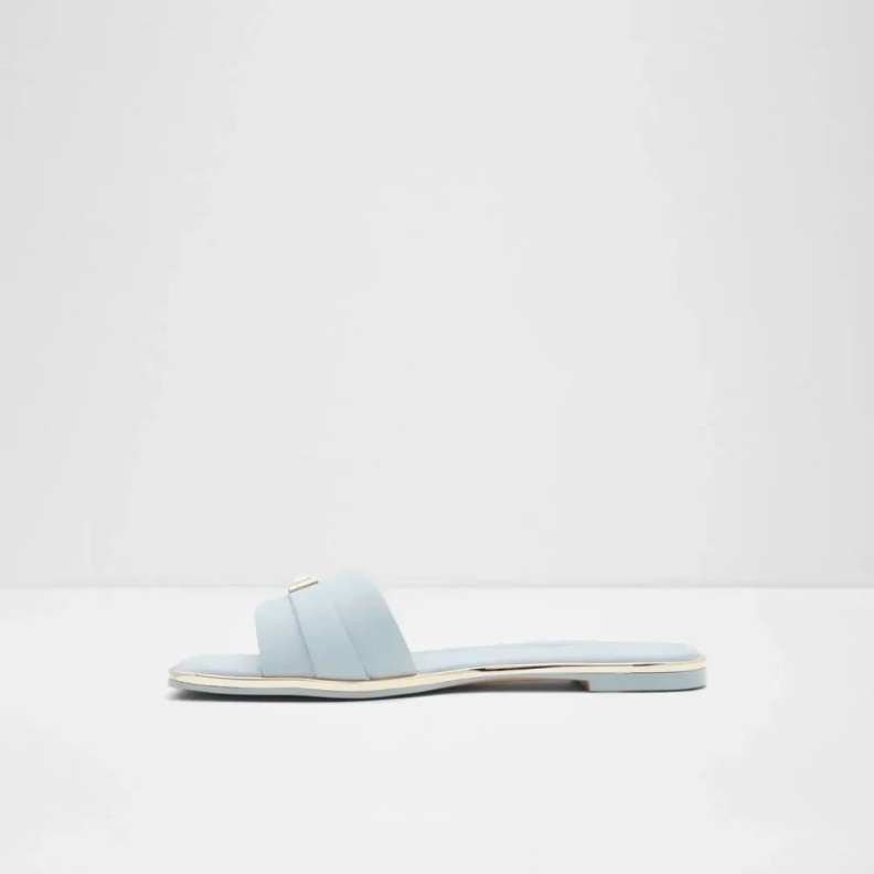 Darine Women's Square Toe Slide Sandal Aldo Fashion Light Blue