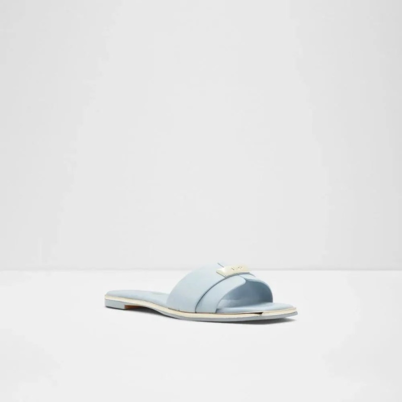 Darine Women's Square Toe Slide Sandal Aldo Fashion Light Blue