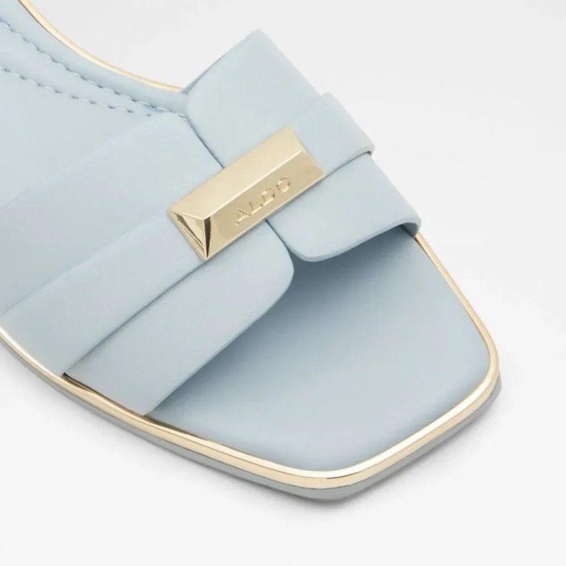 Darine Women's Square Toe Slide Sandal Aldo Fashion Light Blue