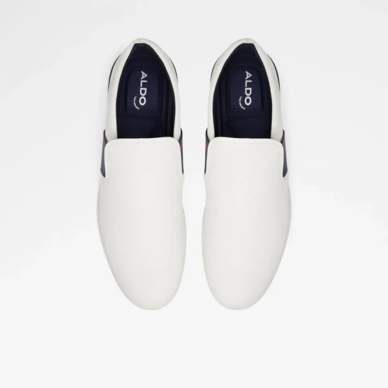 Fashion White Davit Men's Slip-On Sneaker Aldo