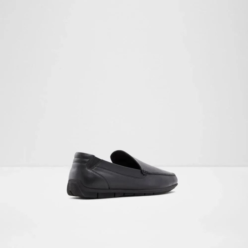 Aldo Fashion Black Demetriflex-W Men's Leather Moccasin