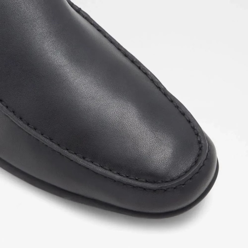 Aldo Fashion Black Demetriflex-W Men's Leather Moccasin