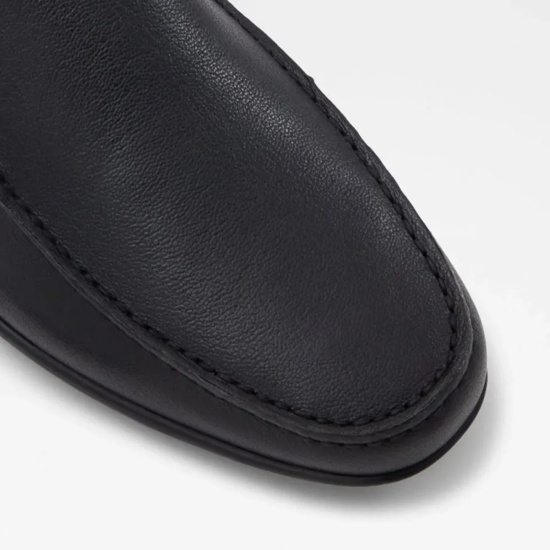 Demetriflex-W Men's Leather Moccasin Open-Black Aldo Fashion