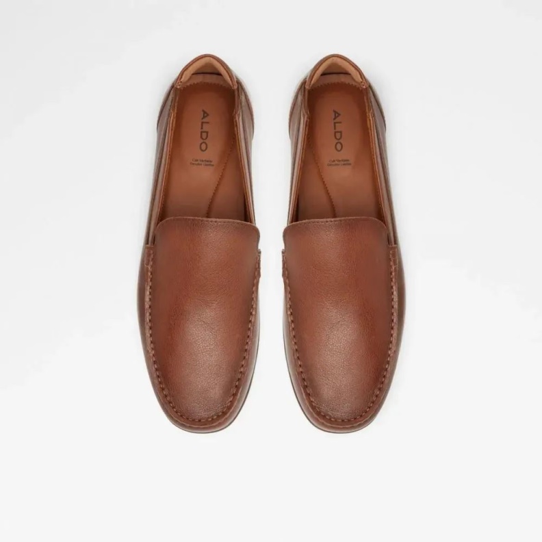 Fashion Aldo Light-Brown Demetriflex-W Men's Driving Shoe