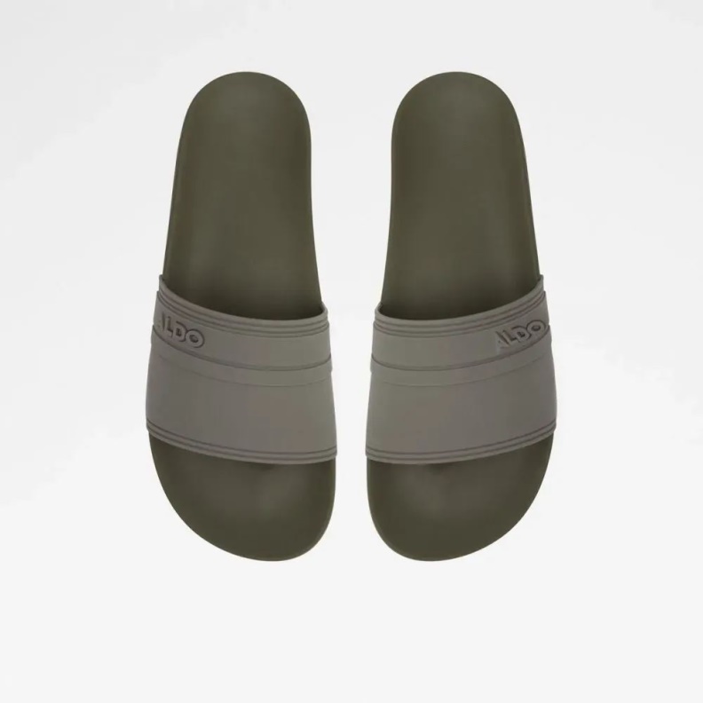 Aldo Dinmore Men's Slide Sandal Other Green Fashion