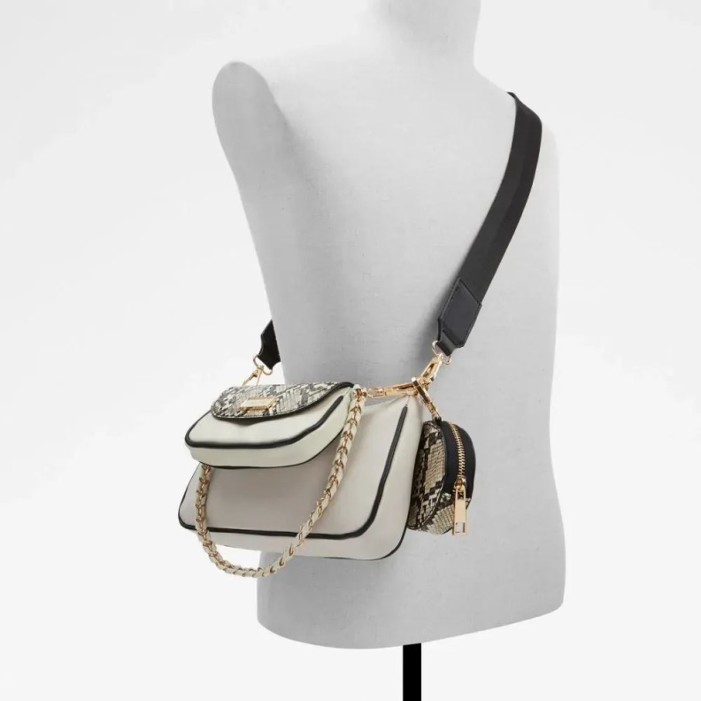 Aldo Fashion Bone Multi Drilimwen Women's Handbag Crossbody