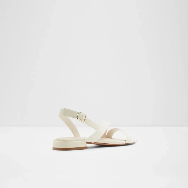 Fashion Aldo Edardoni Women's Two-Piece Heeled Sandal Other White