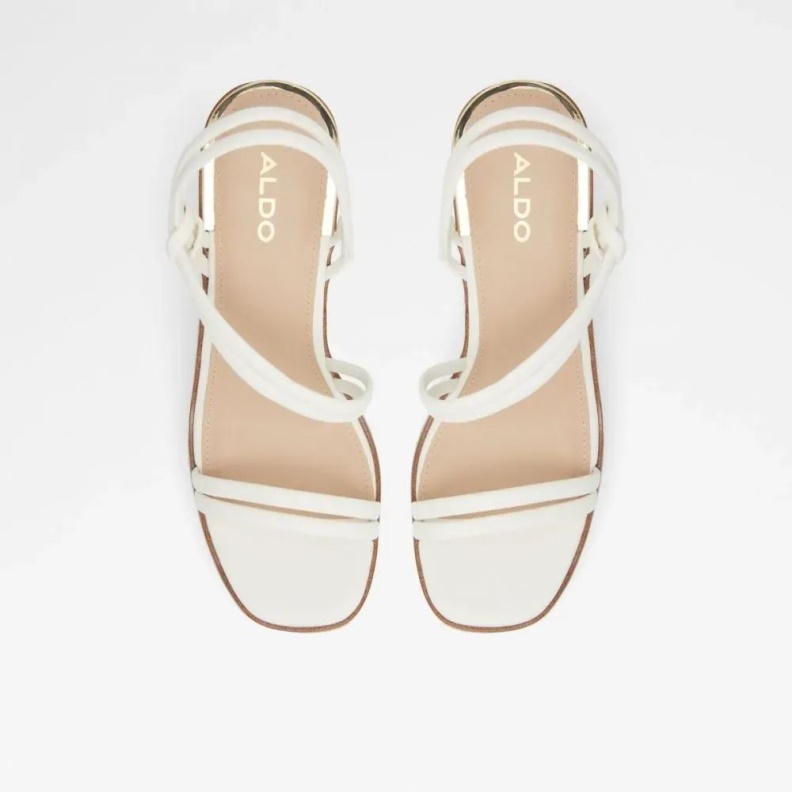 Eldin Women's Strappy Wedge Sandal Aldo Fashion White