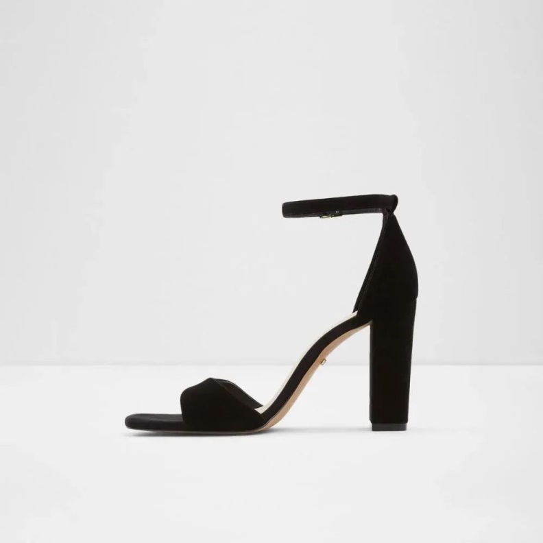 Enaegyn Women's Ankle Strap High Heel Sandal Black Aldo Fashion