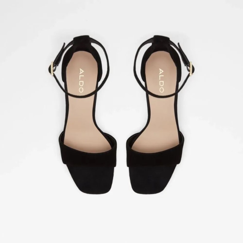 Enaegyn Women's Ankle Strap High Heel Sandal Black Aldo Fashion