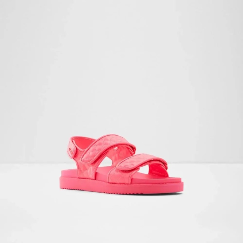 Eowiliwia Women's Flatform Sandal Aldo Fashion Bright-Pink