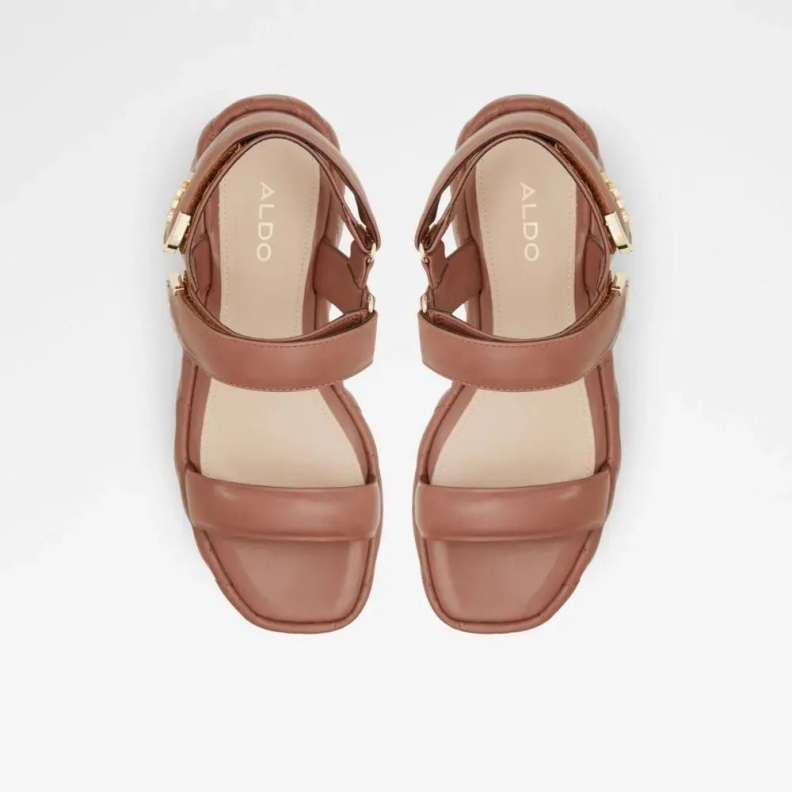 Aldo Eroellan Women's Flatfowedge Sandal Rust Fashion