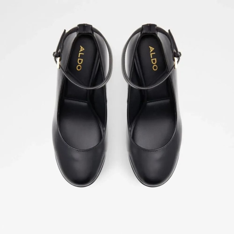 Aldo Fashion Black Fonda Women's Platform Heel Pump