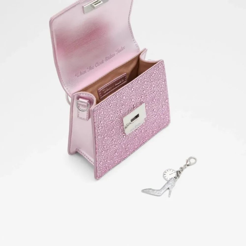 Aldo Fashion Frerissi Women's Handbag Top Handle Disney X Aldo Light-Pink