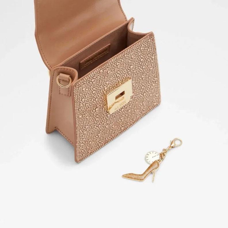 Aldo Fashion Frerissi Women's Handbag Top Handle Light Brown