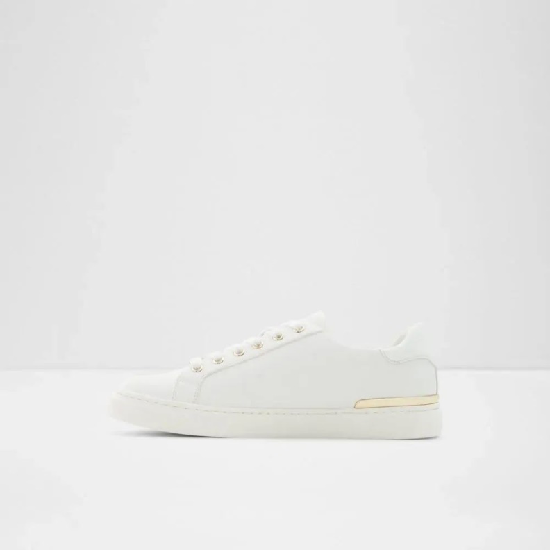 Aldo White Fashion Fran Women's Lace-Up Sneaker