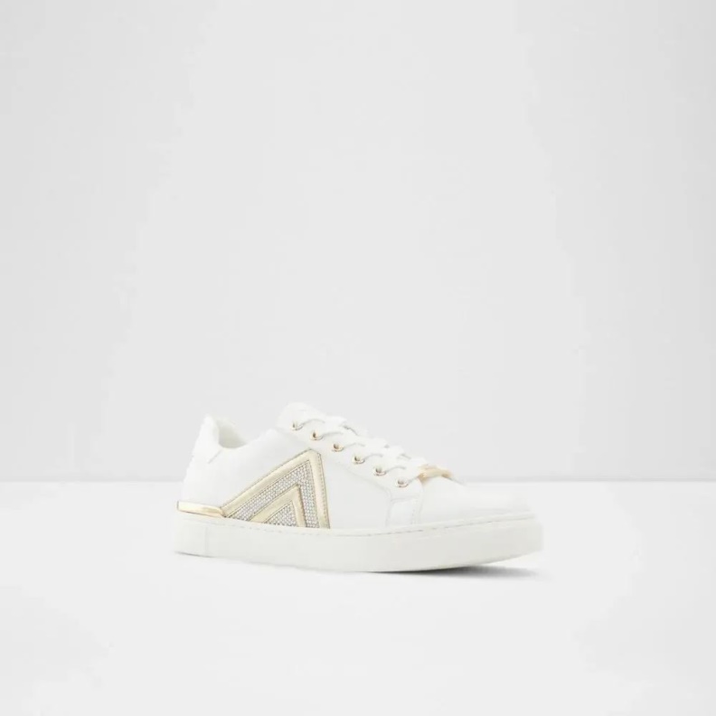 Aldo White Fashion Fran Women's Lace-Up Sneaker