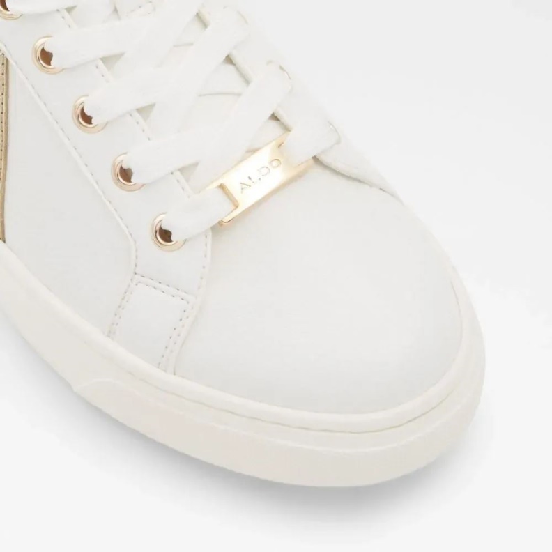 Aldo White Fashion Fran Women's Lace-Up Sneaker