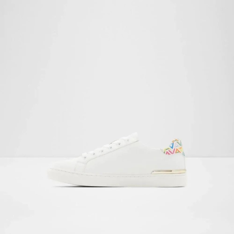 Fran Women's Low Top Sneaker Fashion White-Multi Aldo