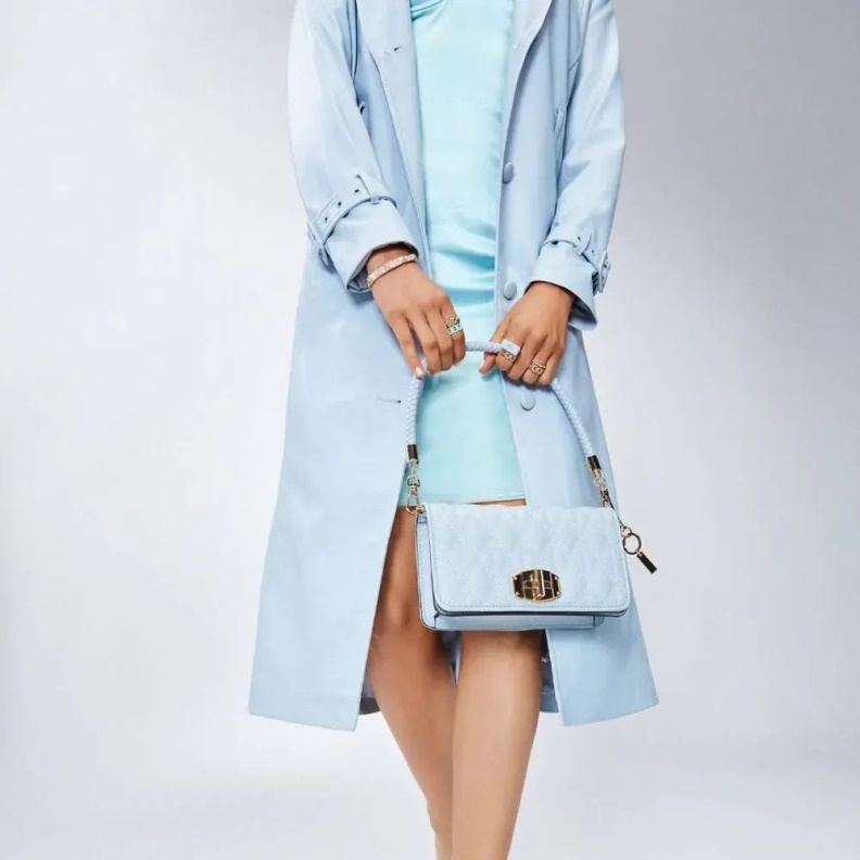 Aldo Fashion Moad Women's Handbag Shoulder Bag Light Blue