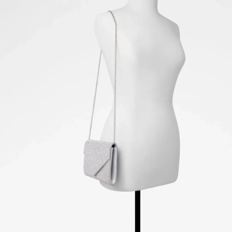 Fashion Silver Aldo Geaven Women's Handbag Clutch