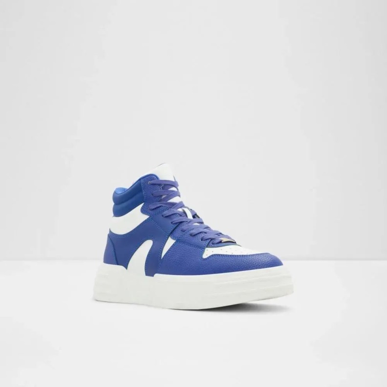 Aldo Fashion Goliath Men's High Top Sneaker Medium-Blue