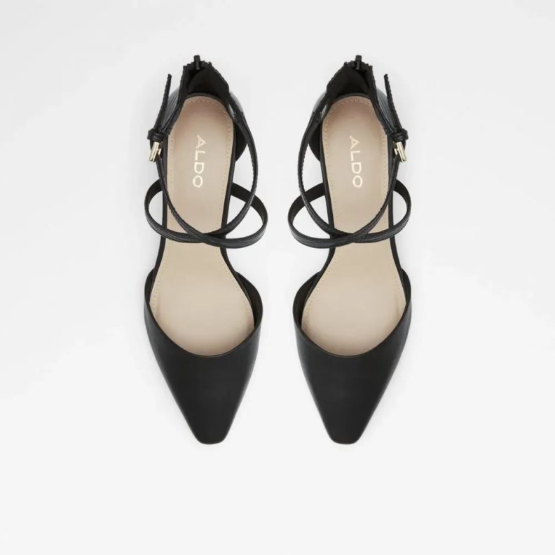 Grarwen Women's Ankle Strap Mid Heel Aldo Fashion Black